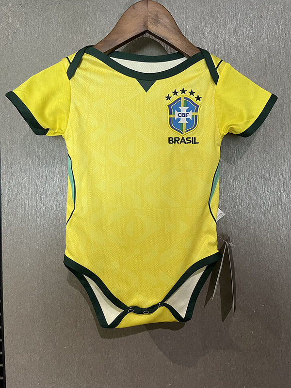 Brazil 2026 Baby World Cup Home Soccer Jersey